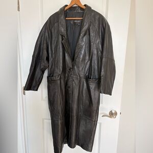 PELLE Black Leather Jacket - Size M - Nordstrom